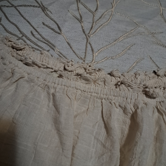 Max Studio off-white boho style blouse - Picture 3 of 5